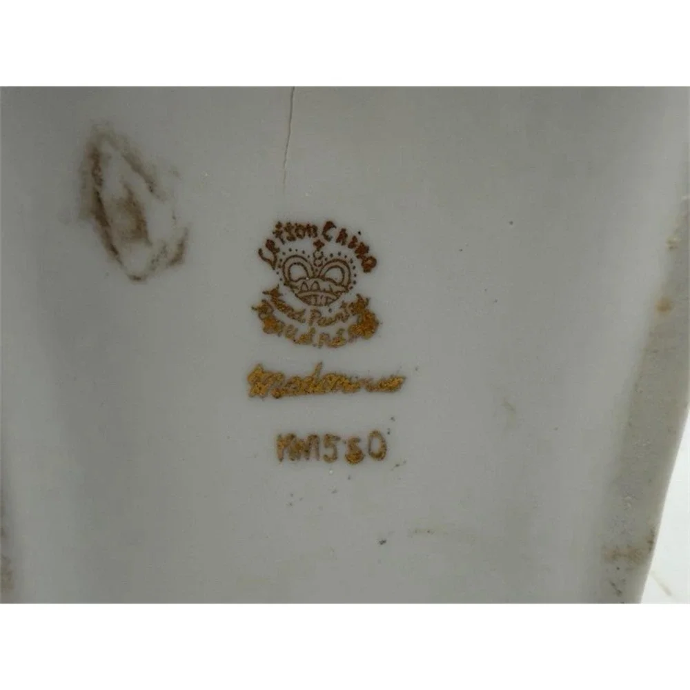 Lefton Madonna Child Planter KW150 Religious Vase